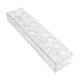 thumbnail image 2 of Florero rectangular, soporte para plantas, arreglo floral, contenedor de flores para mesa de comedor , 45cmx10cmx6.5cm Macarena florero de acrílico, 2 of 7