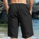 thumbnail image 4 of pstuiky Pantalones cortos de gimnasio, Pantalones cortos deportivos informales de moda para hombre con bolsillos y cintura con cordones para fitness y deporte. Pantalones cortos de baloncesto, 4 of 6