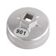 thumbnail image 1 of 901 14 Tapa del filtro Llave de filtro Herramienta de filtro cuadrado de accionamiento de 1/2 pulgada Llave de tubo de filtro Llave ajustable Herramienta de mano, 1 of 5