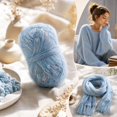 Variegated Knitting Yarn WYBXZ Color Gradient Crochet Yarn Ball for ...
