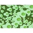 thumbnail image 1 of Ahgly Company Machine Washable Indoor Rectangle Transitional Dark Lime Green Area Rugs, 2' x 3', 1 of 7