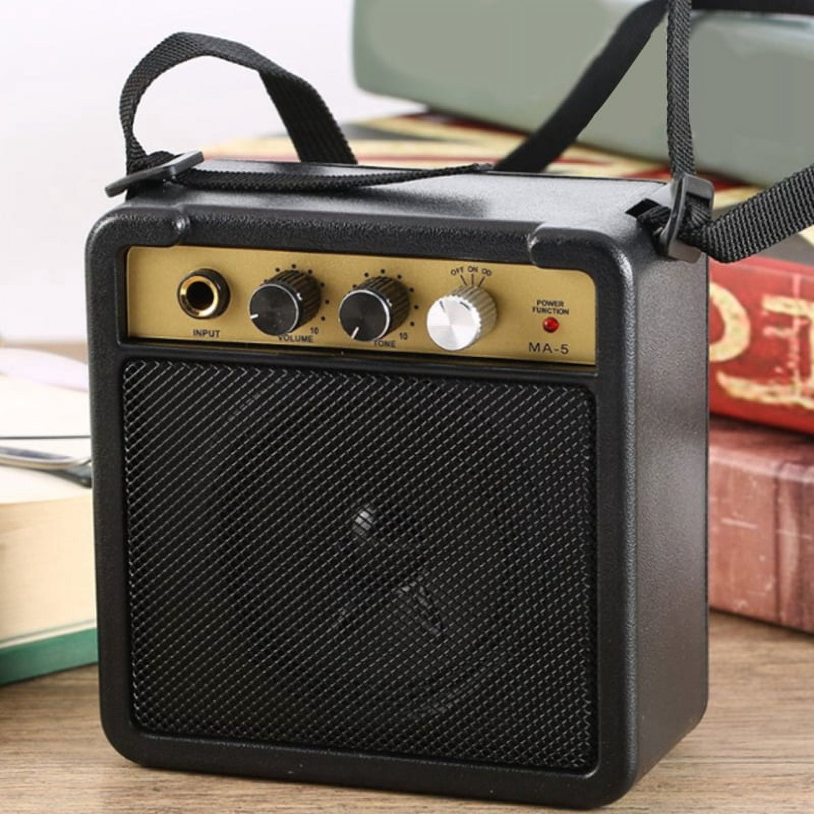 5W Mini Speaker Guitar Amp with Back Clip Speaker Guitar Accessories for Acoustic Electric Guitar Accessories Part