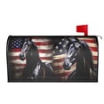 thumbnail image 2 of PHELIKA American Flag Dark Horse 02 Magnetic Mailbox Covers Standard Size 21"H x 18"W, 2 of 8