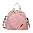 thumbnail image 3 of Bolsa de tenis grande para fitness, con cremallera, multiusos, portátil, para principiantes Rosa, 3 of 8