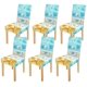thumbnail image 1 of Funda Protectora para silla ABPHQTO Lindo Verano Diferentes Conchas Estrellas de Mar Juego de 6, 1 of 4