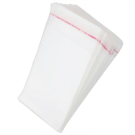 SOPOTUTU 200 Clear Treat Bags Transparent Food Packaging for Candy, Wedding, Birthday, Party Favor Bags