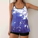 thumbnail image 1 of Trajes de baño Amzcrzy Tankini para mujer, trajes de baño, traje de baño para mujer, traje de baño conservador dividido con estampado grande, traje de baño dividido, azul oscuro, XL, 1 of 5