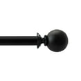 thumbnail image 2 of Deco Window Modern 1 Inch Ball Ball Adjustable Single Curtain Rods, 44 Inch - 120 Inch, 2 of 5