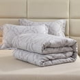 thumbnail image 7 of Wajade 3 Piece Comforter Sets Super Soft Vintage Comforer Breathable Lightweight Paisley Bedding Set for All Seasons(Gray, King Size), 7 of 7