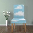 thumbnail image 4 of ABPHQTO Beauty Clouds Sky - Funda protectora para silla elástica, funda para asiento para comedor, hotel, boda, fiesta, juego de 1, 4 of 4