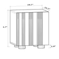 thumbnail image 5 of Pemberly Row Modern Solid Wood Frame 20" Nightstand in White, 5 of 5