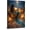 Frame-style, variant on Fantasy Mermaid Canvas Wall Art Ocean Moonlit Scenery, Gold Bathtub & Shells Decor, Magical Reading Mermaid Tail Picture for Bedroom & Home