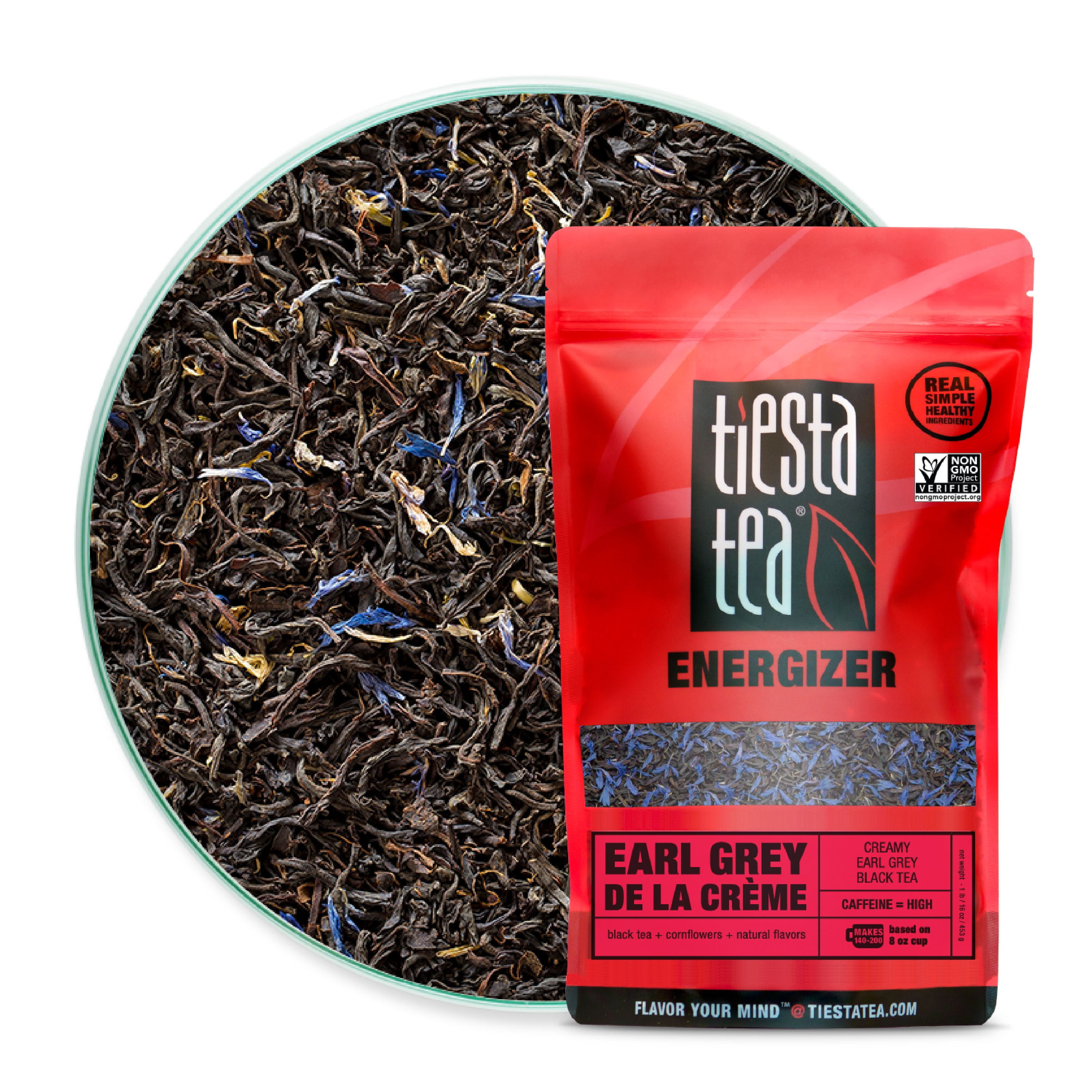 Tiesta Tea Earl Grey de la Crème, Creamy Earl Grey Black Tea, 200