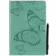 thumbnail image 2 of Galaxy Tab S4 10.5-inch 2018 SM-T830/T835 Case,Allytech Embossed with Butterfly Series Folio Stand Wallet Case with Cards/Cash Holder for Samsung Galaxy Tab S4 10.5-inch 2018 Release Tablet, Green, 2 of 7