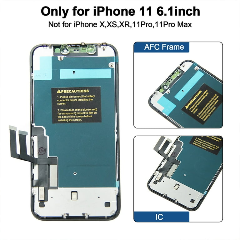 Display LCD Sostituzione IPhone 11 - Schermo 6.1 Pollici A2111 A2223 A2221 - Foto 9