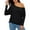 Black, variant on Ribbed Knit Off Shoulder Long Sleeve Top For Women Dolman Tops for Women Off The Shoulder Tops Oversized Tshirts Long Sleeve 2025 Loose Fit Casual Workout Tee,Green M