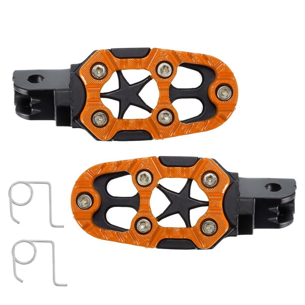 Universal 2 Uds 8Mm Metal Motocicleta Reposapiés Reposapiés Pedal De Clavija Con Resorte Todoterreno Motor Car-Styling Accesorio Cateissary VI008936-03