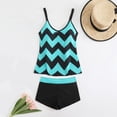 thumbnail image 4 of Warop Women's Printed Tankini Swimsuit Set with Wide Straps, Quick-Dry Fabric for Beach and Pool Vacation, 4 of 4