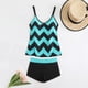thumbnail image 4 of Traje de baño de 2 piezas para mujer, trajes de baño para mujer, traje de baño de verano de talla grande con estampado, bikini, traje de baño dividido para mujer, traje de baño de poliéster, 4 of 5