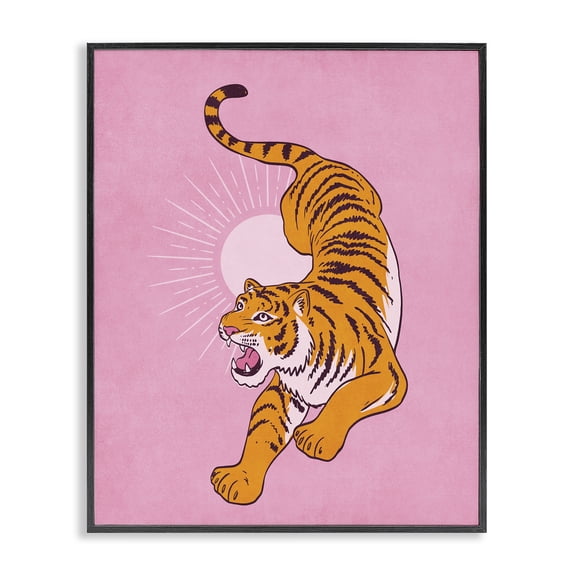 Stupell Industries Contemporary Black Framed Giclee Art, 11 x 14, by Nataly White