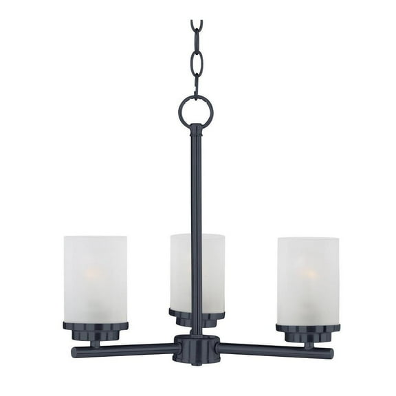 -3 Light Chandelier in Contemporary Style-16.5 inches Wide By 18 inches High Bailey Street Home 93-Bel-4421459