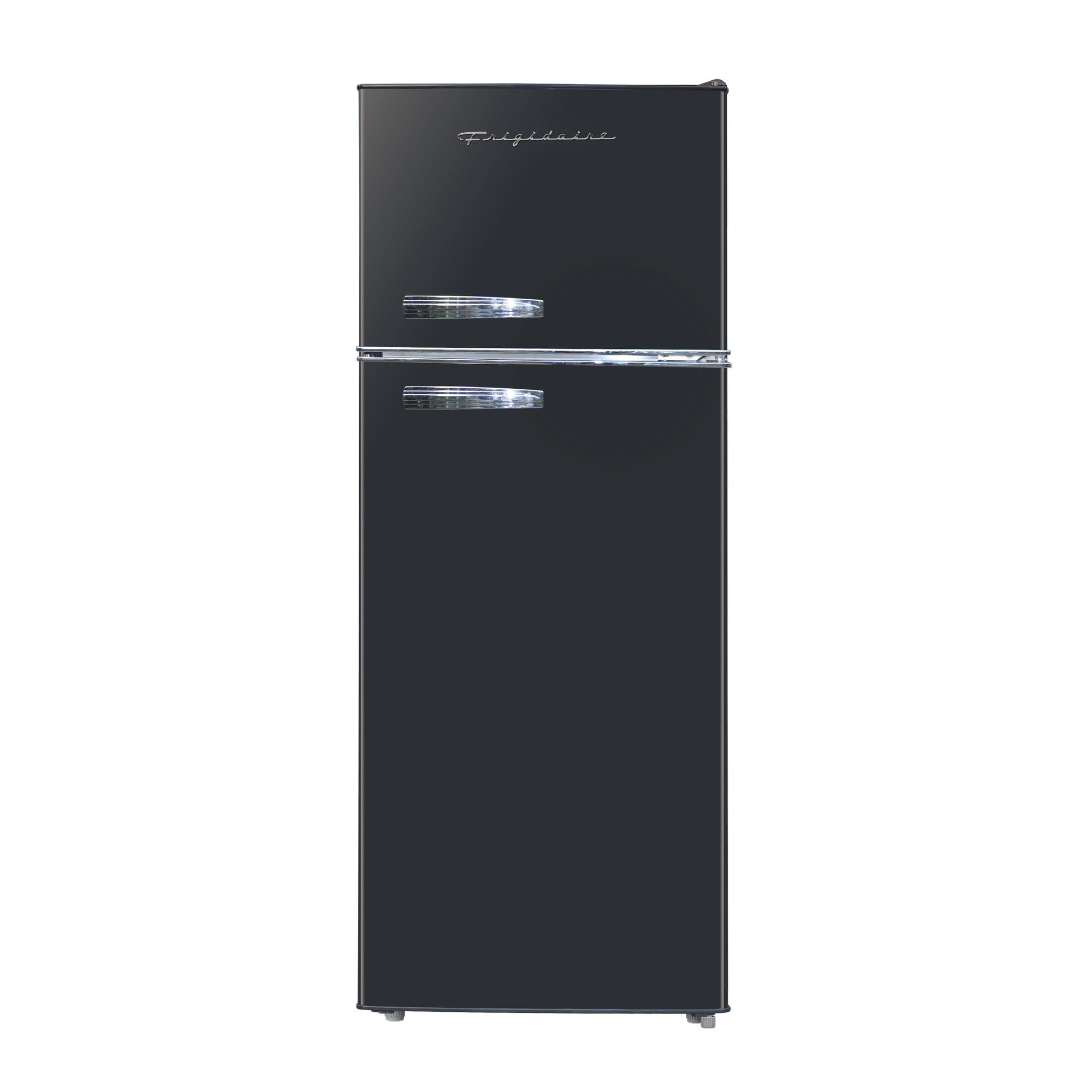 Frigidaire 7.5 Cu Ft. Retro Refrigerator, Top Mount Compact Fridge, Black