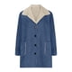 thumbnail image 4 of Chaquetas y abrigos casuales de manga larga sin capucha para mujer, abrigo de invierno cálido con solapa y botones, abrigo con bolsillos, 4 of 7