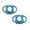 Navy*2, variant on 1 Pack Silicone Sleeves for Avent Natural Glass Baby Bottles, Silicone and Easy-Grip Handles for Drop Protection, Compatible (Orange)