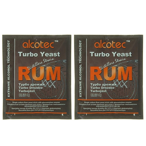 Alcotec Distiller’s Yeast Rum with Glucoamylase  (Pack of 2)