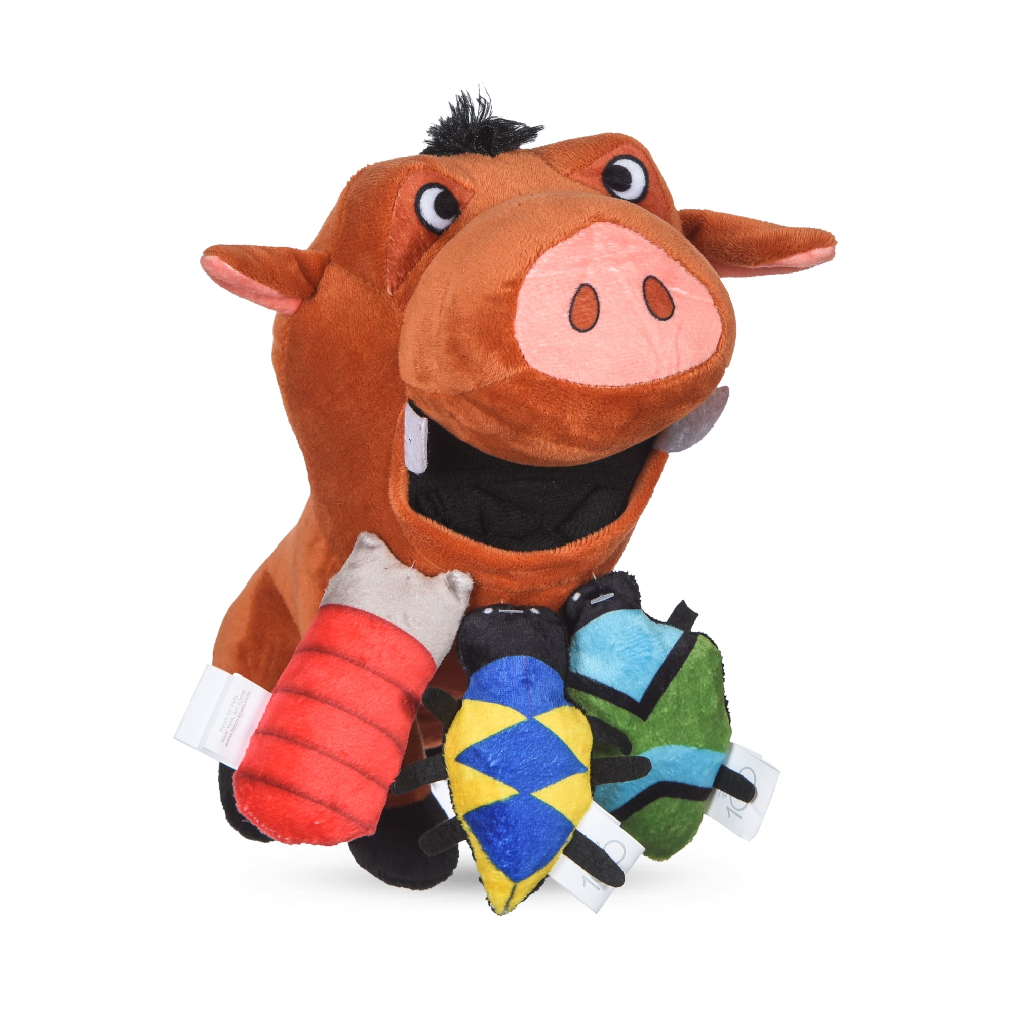 DISNEY 100 THE LION KING: Pumba & Bugs Plush Burrow Pet Toy-9in
