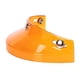 thumbnail image 4 of Visera de casco de motocicleta Macarena retro a presión con 3 botones Naranja transparente, 4 of 7