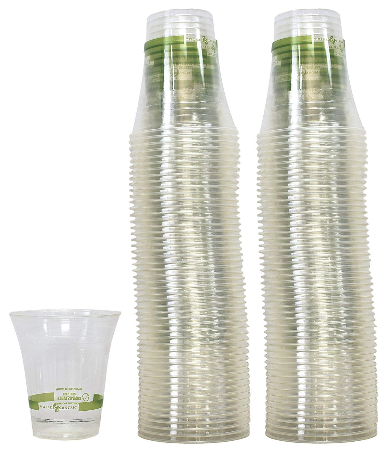 World Centric Compostable Cold Cups, 12 Ounce 100 Count