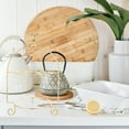 thumbnail image 1 of MERRYHAPY Base Para Pasteles Y Postres Soporte De Dos Niveles Hierro Dorado Para Y Reuniones, 1 of 7