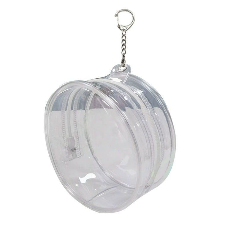 AOOOWER Transparent Hanging Pouch for 10cm Plush Dolls