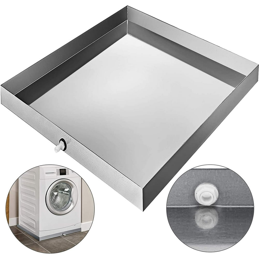 VEVOR Galvanized Washing Machine Drip Pan 18 GA Thickness Heavy Duty