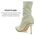 thumbnail image 6 of Journee Collection Womens Gizzel Almond Toe Stiletto High Ankle Booties, 6 of 6