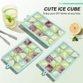 thumbnail image 2 of Ice Cube Tray with Lid Silicone Ice Cube Mold 3 Pack Easy Release Flexible Ice Moulds for Freezer BPA Free FDA Approved (Black-15), 2 of 5