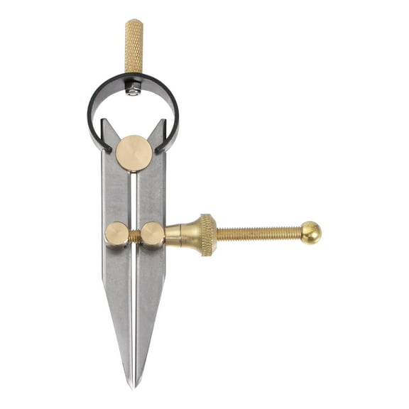 Spring Joint Caliper 3 inch/75mm Steel Spring Divider Caliper with Brass Fulcrum for Metal Wood Drawing