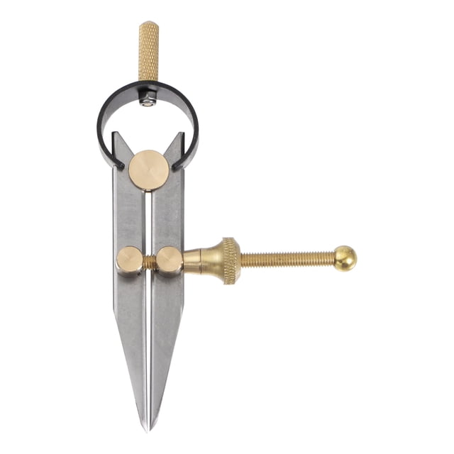 Calibrador de resorte de 3 pulgadas/75mm, divisor de resorte de acero con fulcro de latón para dibujo en metal y madera