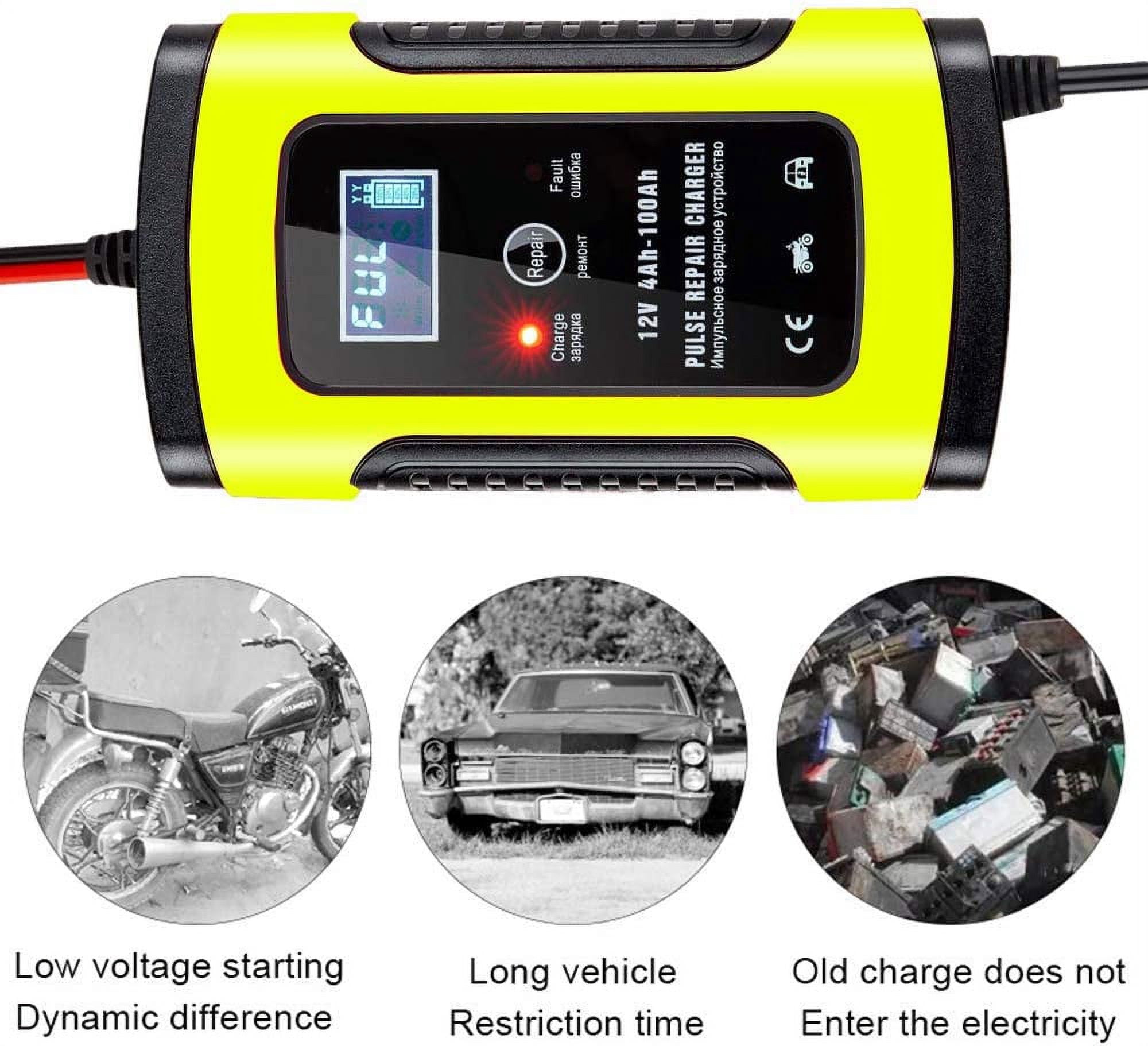 Ailawuu 5 Amp 12V Fully Automatic Automotive Battery Charger