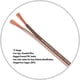 thumbnail image 5 of Cable de altavoz InstallGear, calibre 12, 30,48 m, cobre desoxidado OFC, 5 of 6