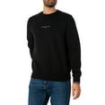 thumbnail image 2 of Tommy Hilfiger Logo Tipped Crew Sweatshirt, Black, 2 of 5