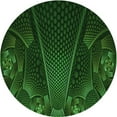 thumbnail image 1 of Ahgly Company Indoor Round Patterned Green Area Rugs, 5' Round, 1 of 6
