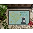 thumbnail image 3 of Welcome Friends Black French Bulldog Door Mat, 3 of 4