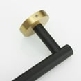 thumbnail image 2 of 5-Pieces Brushed Gold Bathroom Accessories Set, Towel Hooks & Toilet Paper Holder, Stainless Steel & Wall Mounted for Bathroom, 2 of 9