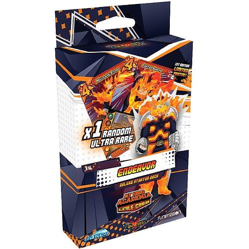 My Hero Academia Collectible Card Game: Endeavor Deluxe Starter Set 2 players, ages 14+