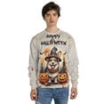 thumbnail image 4 of Happy Halloween Corgi Witches Hat Pumpkin Carving All Over Print 3D Sweatshirt Unisex Merch Welsh Corgi Dog Lover Gifts Idea - 02019, 4 of 6