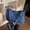 dark blue, variant on Messenger Bag for Women Denim Shoulder Bag Crossbody Bag Young Women Stitching Detail Leisure Travel Large Capacity Multiple Compartments Adjustable Strap Casual Daily Commute School Shopping Weekend