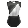thumbnail image 3 of inhzoy Girls Kids Shiny Metallic Gymnastics Leotard Ballet Dance Costumes Black 6, 3 of 4