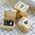 thumbnail image 3 of Coofit Musical Box Wooden Fashion Creative Music Box Tabletop Ornament Home Decor, 3 of 9